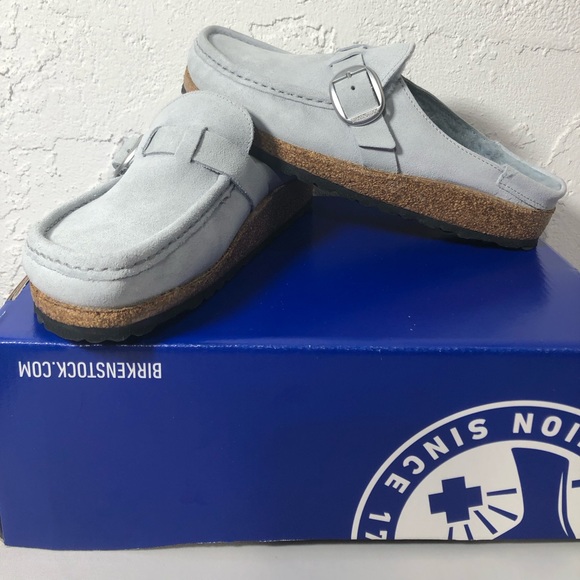 Birkenstock Shoes - Buckley Shearling Dusty Teal 37 US L 6 M 4 Narrow Fit